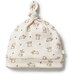 Wilson & Frenchy Organic Pointelle Knot Hat - Bunny Love