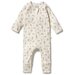 Wilson & Frenchy Organic Pointelle Zipsuit W Feet - Bunny Love