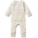 Wilson & Frenchy Organic Pointelle Zipsuit W Feet - Bunny Love