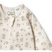 Wilson & Frenchy Organic Pointelle Zipsuit W Feet - Bunny Love