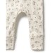 Wilson & Frenchy Organic Pointelle Zipsuit W Feet - Bunny Love