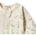 Wilson & Frenchy Organic Zipsuit With Feet - Wild Flower