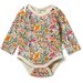 Wilson & Frenchy Organic Envelope Bodysuit - Birdy Floral