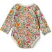 Wilson & Frenchy Organic Envelope Bodysuit - Birdy Floral