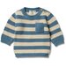 Wilson & Frenchy Knitted Stripe Pocket Jumper - Arctic Blast