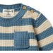 Wilson & Frenchy Knitted Stripe Pocket Jumper - Arctic Blast