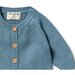 Wilson & Frenchy Knitted Button Growsuit - Arctic Blast