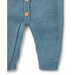 Wilson & Frenchy Knitted Button Growsuit - Arctic Blast