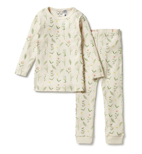 Wilson & Frenchy Organic L/S Pyjamas - Wild Flower