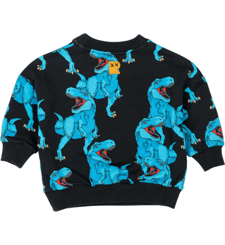 Rock Your Baby Blue Rex Sweatshirt - CLOTHING-BABY-Baby Crews, Sweats ...