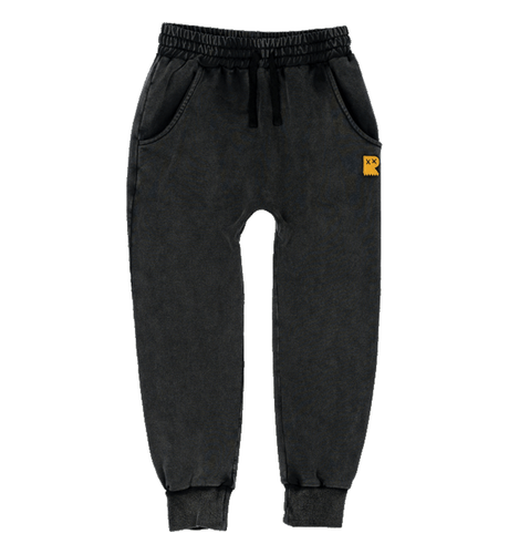 Rock Your Kid Black Wash Track Pants