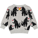 Rock Your Kid Godzilla Fire Knit Cardigan