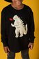 Rock Your Kid Godzilla Fire L/S T-Shirt