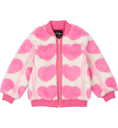 Rock Your Kid Sherpa Heart Faux Sherpa Jacket