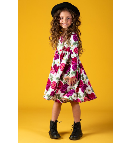 Rock Your Kid Luna L/S Goldie Dress