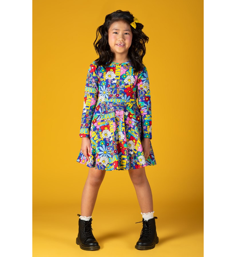 Rock Your Kid Love L/S Waisted Dress