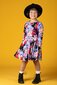 Rock Your Kid Midnight Florals L/S Waisted Dress