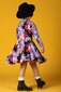Rock Your Kid Midnight Florals L/S Waisted Dress