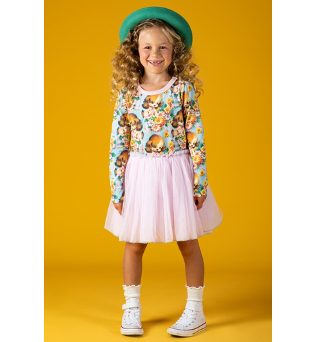 Rock Your Kid Puppy Love L/S Circus Dress