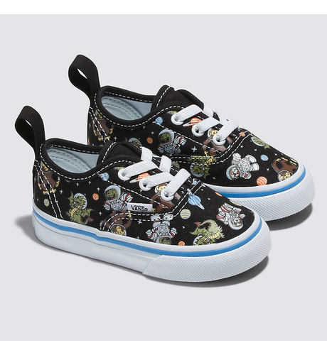 Vans Toddler Authentic Elastic Lace - Glow Cosmic Zoo