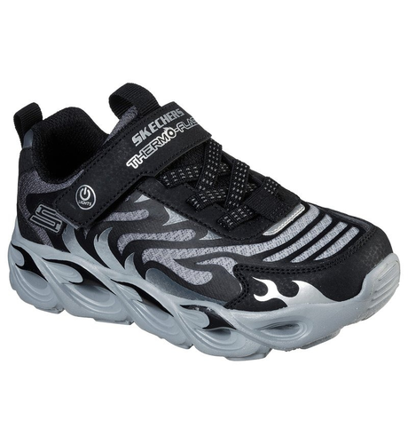 Skechers Kids Thermo-Flash Heat Flux - Black/Silver