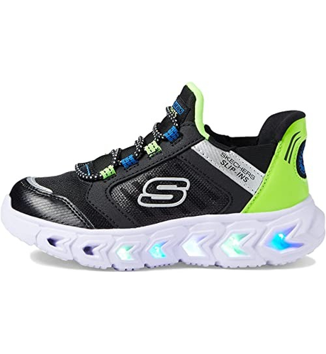 Skechers Kids Slip-Ins Hypno Fash 2.0 - Odelux Blk/Lime