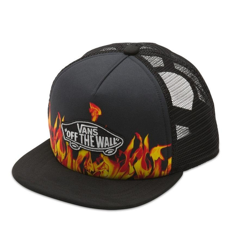 Vans Classic Patch Flaming Trucker Cap