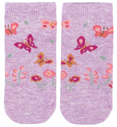 Toshi Organic Socks Ankle Jacquard - Lavandula