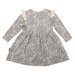 Korango Tiger Stripe Cotton Frill Dress - Tapioca