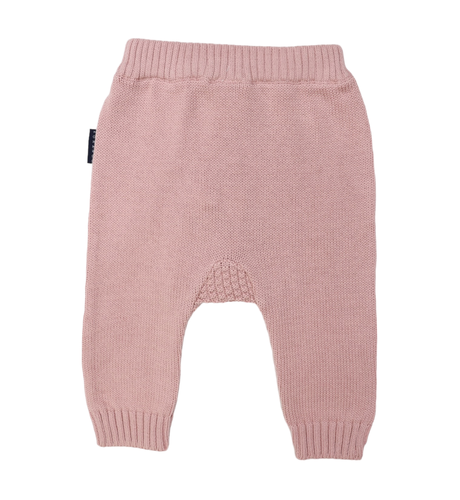 Korango Textured Knit Legging - Dusty Pink