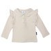Korango Collared Frill Top - Tapioca