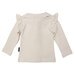 Korango Collared Frill Top - Tapioca