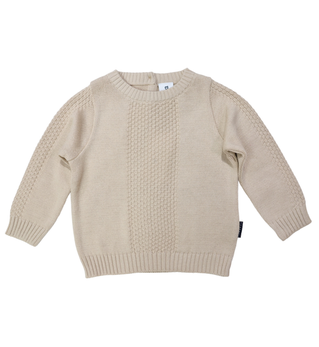 Korango Textured Knit Sweater - Tapioca