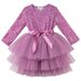 Designer Kidz My First Lace Tutu L/S - Berry