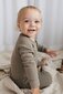 Jamie Kay Fine Rib L/S Bodysuit - Bear/Tofu