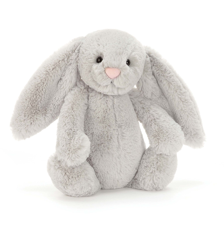 Medium Silver Bashful Bunnyグレー Bashful Silver Bunny - Official Jellycat