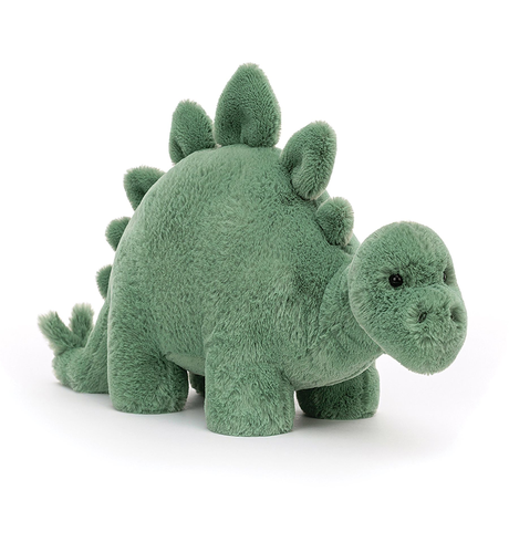 Jellycat Fossilly Green Stegosaurus - Medium