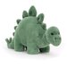 Jellycat Fossilly Green Stegosaurus - Medium