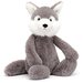 Jellycat Bashful Grey & White Wolf - Medium