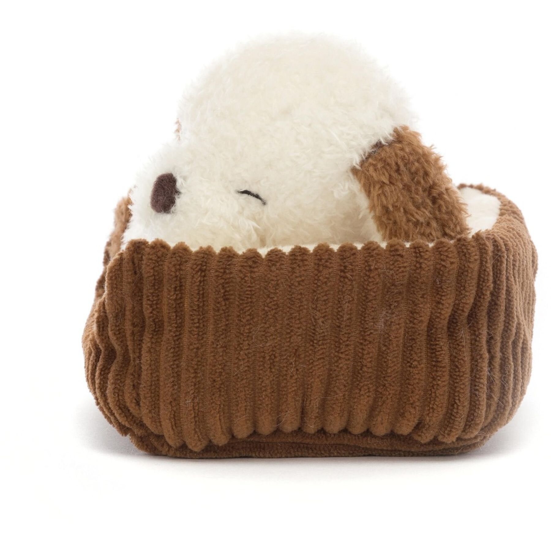 新品 napping nipper cat and dog Jellycat Napping Nipper Brown & White Dog - SHOP BY BRAND-Jellycat