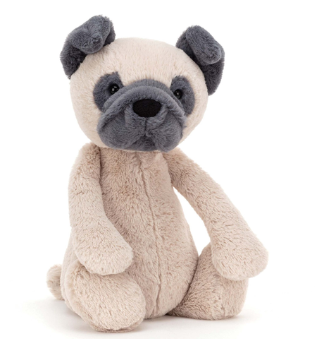 Jellycat Bashful Brown Pug - Medium