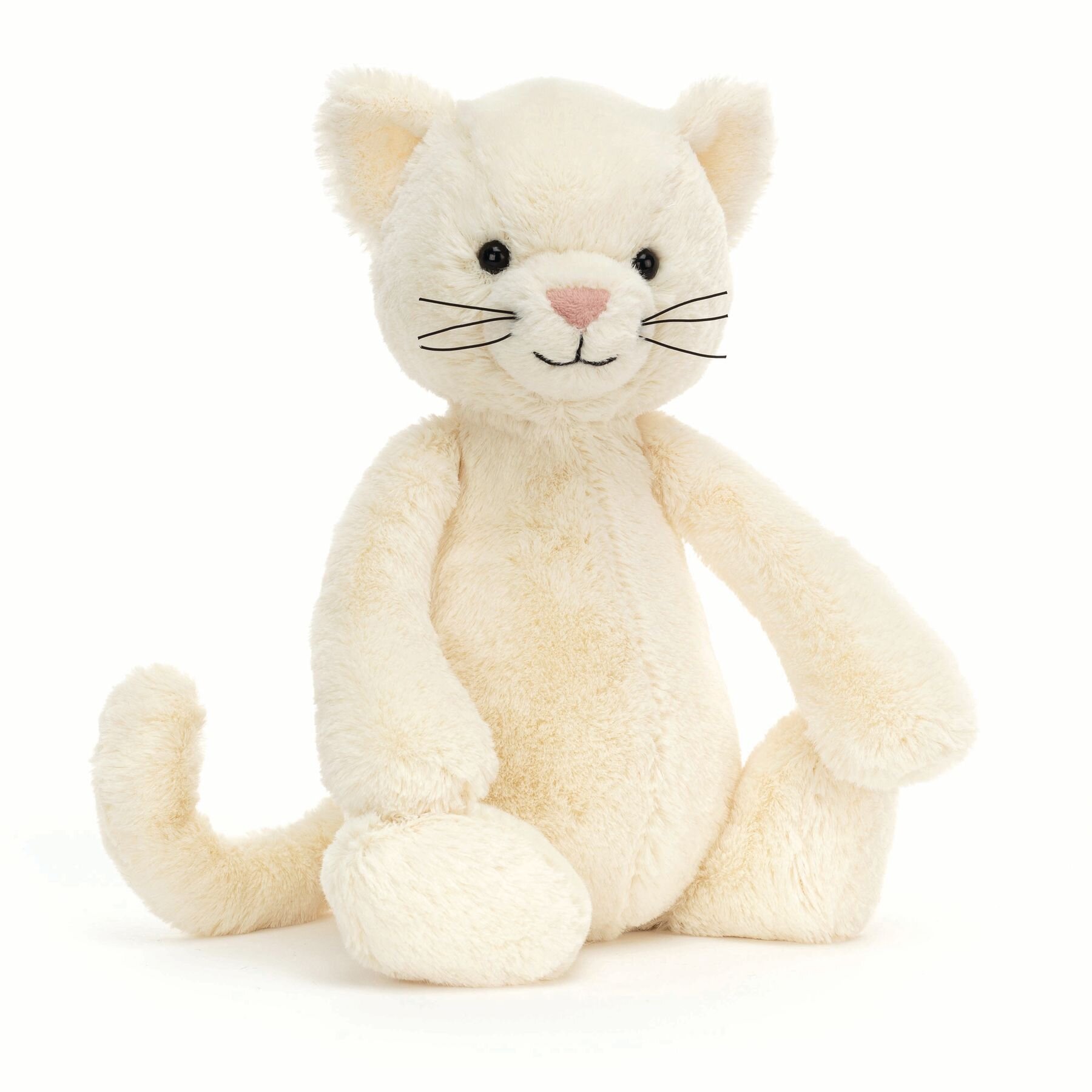 Jellycat Bashful Cream Kitten Medium PLAYSoft Toys Kids Clothing