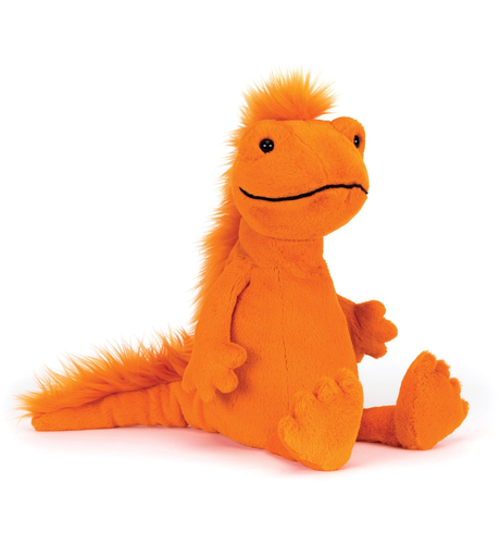 Jellycat Cruz Crested Orange Newt