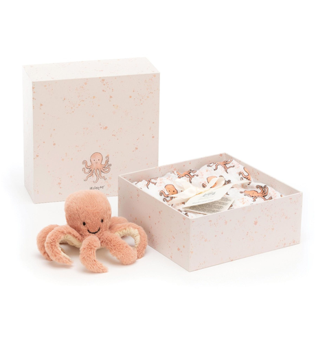 Jellycat Odell Octopus Gift Set - SHOP BY BRAND-Jellycat : Kids