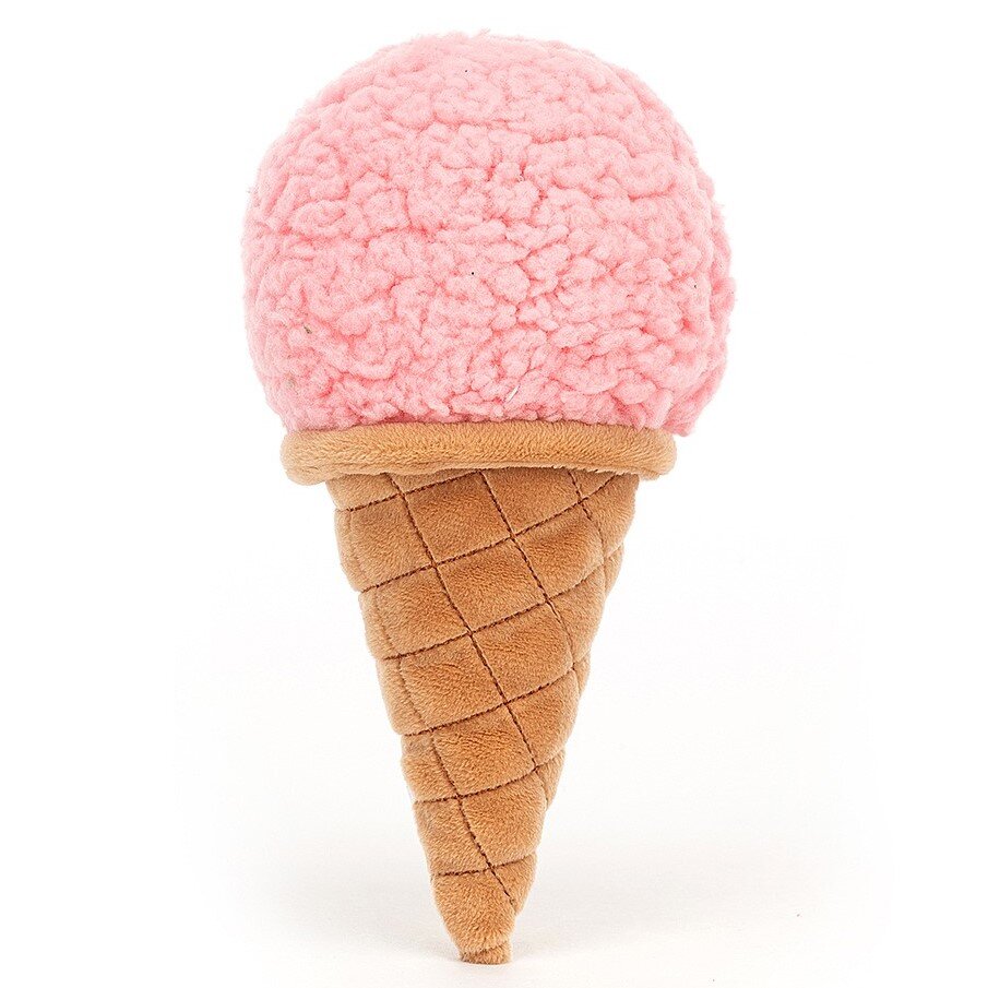 Jellycat Irresistible Ice Cream Strawberry PLAYSoft Toys Kids