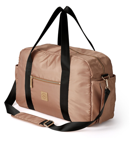 Pretty Brave Stella Baby Bag - Caramel/Black