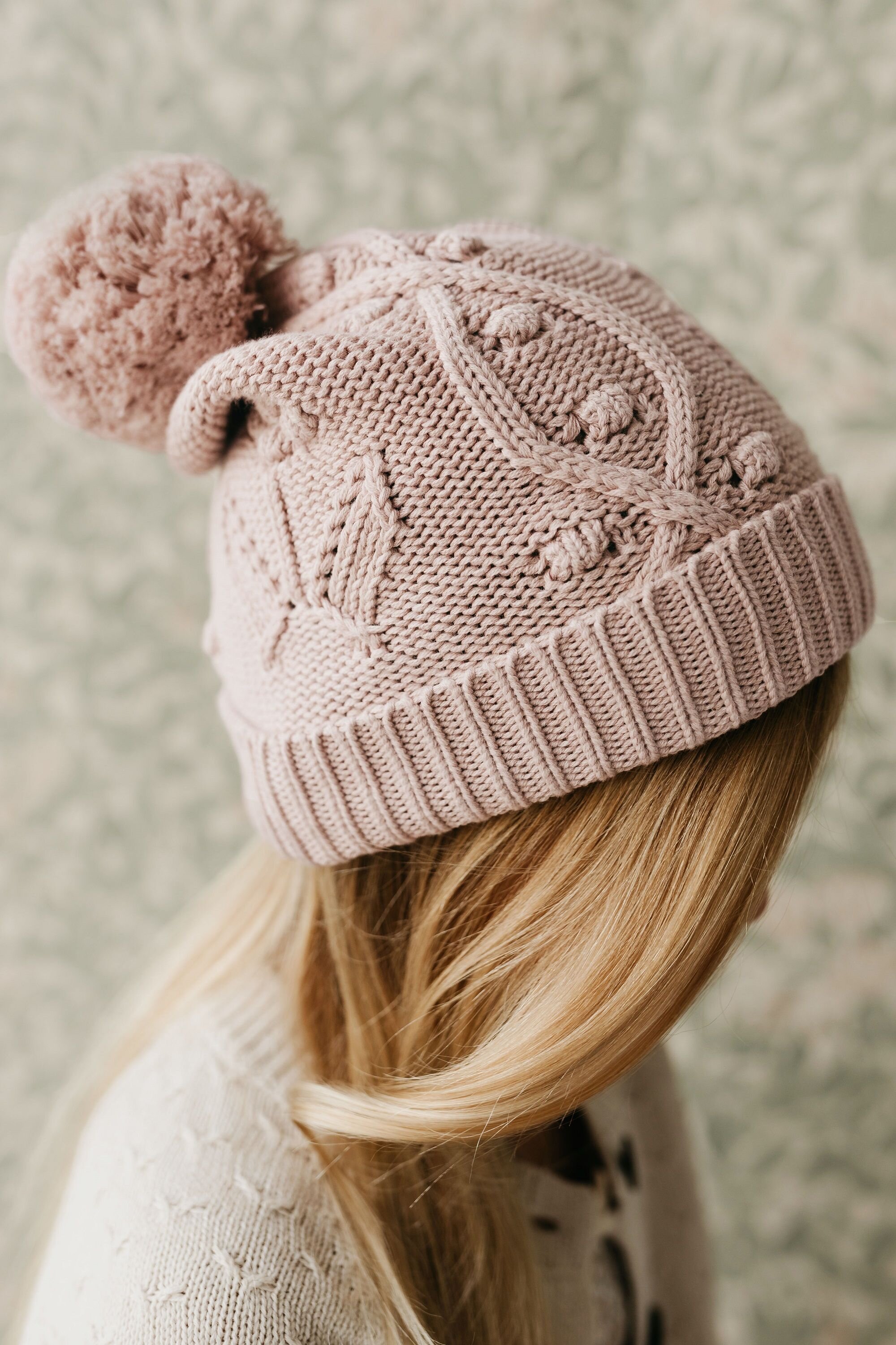 Jamie Kay Vivienne Knitted Hat Ballet Pink Marle CLOTHINGHATS