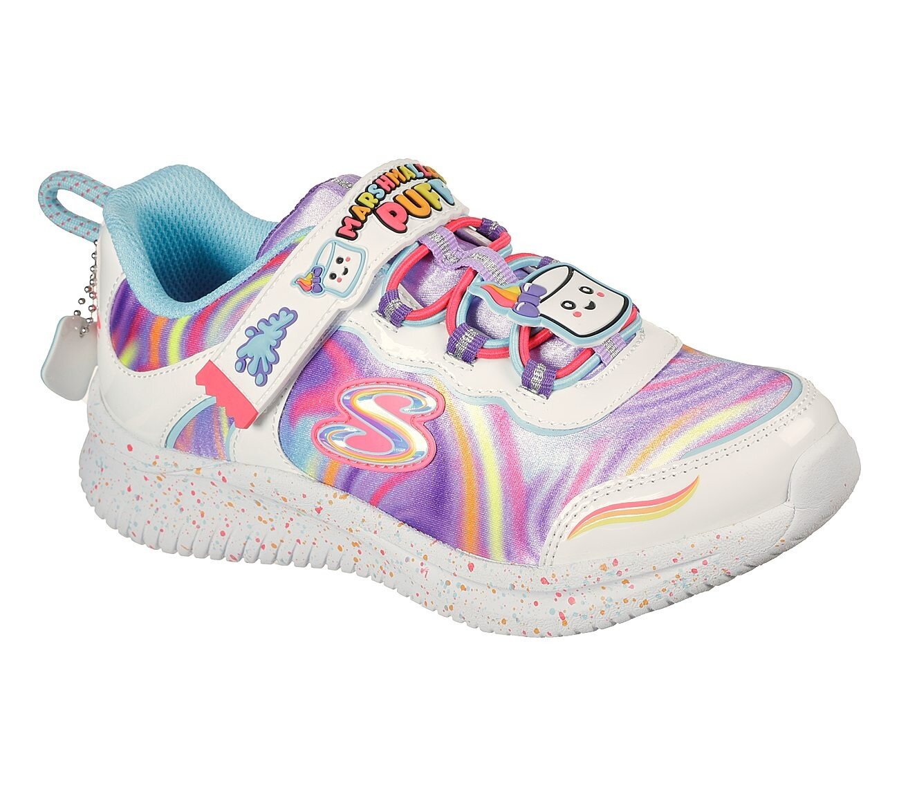 Skechers Kids Jumpsters Sweet Kickz Wht/Multi FOOTWEAR