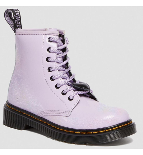 Dr Martens Junior 1460 Lace Boot Lilac Galaxy Shimmer