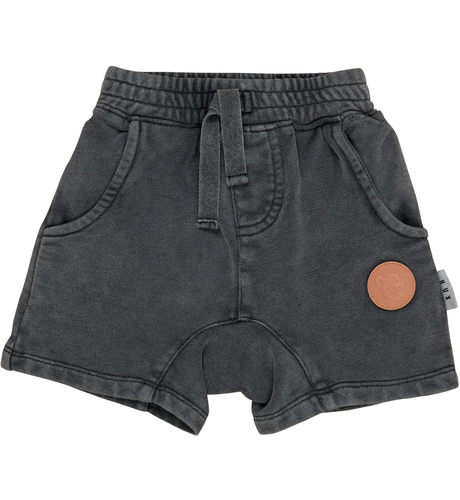 Huxbaby Vintage Black Slouch Shorts